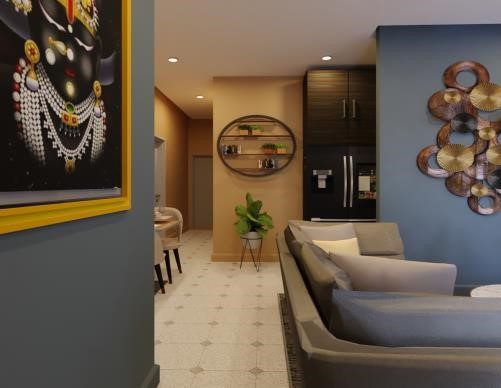 Interior render of an NTP residential development.